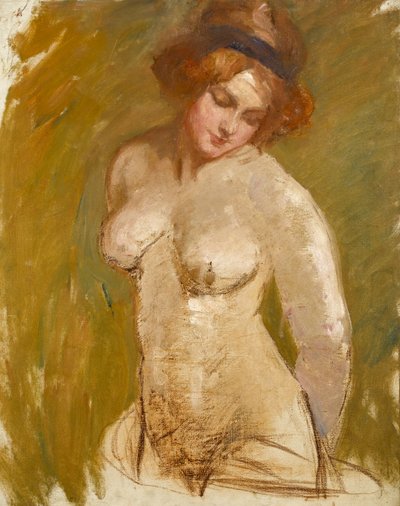 Nude with bandeau, c.1900 by Albert de Belleroche